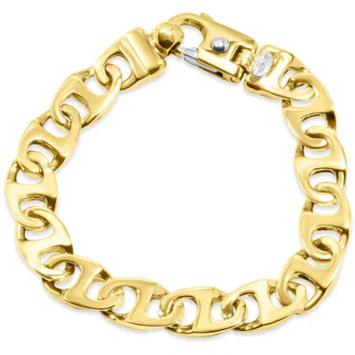 Pompeii3 Men's Marine Link 14k Gold (58gram) Or Platinum (93gram) 12mm Bracelet 8.5" In Multi