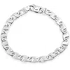 Pompeii3 Men's Mariner 14k Gold (33gram) Or Platinum (58gram) 8mm Link Bracelet 8.5" In Multi