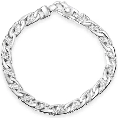 Pompeii3 Men's Mariner 14k Gold (34gram) Or Platinum (60gram) 7mm Link Bracelet 8.5" In Multi