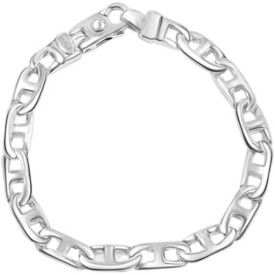 Pompeii3 Men's Mariner 14k Gold (39gram) Or Platinum (73gram) 7mm Link Bracelet 8.5" In Metallic