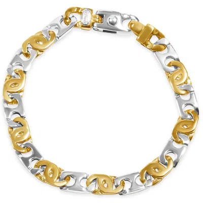 Pompeii3 Men's Mariner Link 14k Gold (34gram) Or Platinum (56gram) 8mm Bracelet 9"