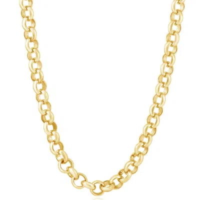 Pompeii3 Men's Rolo 14k Gold (59gram) Or Platinum (110gram) 8.5mm Link Chain Necklace 18" In Multi