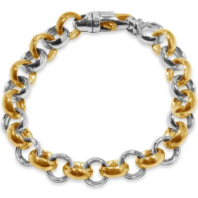 Pompeii3 Men's Rolo Link 14k Gold (59gram) Or Platinum (96gram) 11.5mm Bracelet 8.5" In Multi