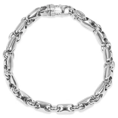 Pompeii3 Men's Round Mariner & Rolo Link 14k Gold (52gram) Or Platinum (83gram) 7mm Bracelet 8.5" In Brown