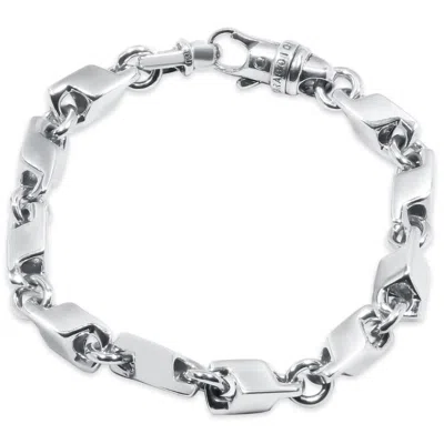 Pompeii3 Men's Seed & Rolo Link 14k Gold (54gram) Or Platinum (86gram) 7mm Bracelet 8" In Multi