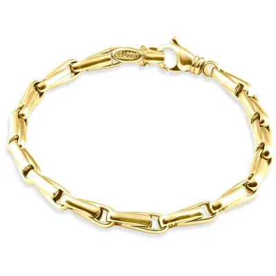 Pompeii3 Men's Seed Link 14k Gold (29gram) Or Platinum (47gram) 5mm Bracelet 8.5" In Transparent