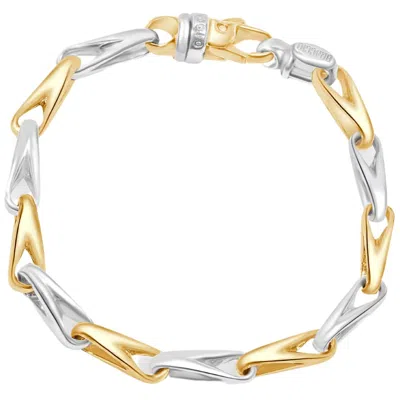 Pompeii3 Men's Seed Link 14k Gold (30gram) Or Platinum (48gram) 6mm Bracelet 8.5" In Silver