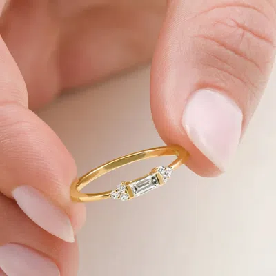 Pompeii3 Men's Stainless Steel And Gold Striped Rectangle Polished 14mm Cufflink