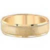 Pompeii3 Mens 14k Gold Comfort Fit 6mm Wedding Ring New Band Size Selectable In Multi