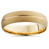 Pompeii3 Mens 14k Yellow Gold Comfort Fit 6mm Wedding Band Ring Size Selectable In Multi