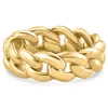 Pompeii3 Mens 8mm 14k Gold Cuban Link Ring In Multi