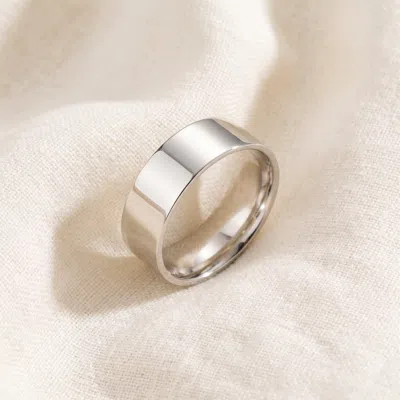 Pompeii3 Mens 950 Platinum Comfort Fit Wedding Ring Band New Size Selectable In Metallic