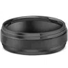 Pompeii3 Mens 9mm Titanium Black Comfort Fit Brushed Wedding Band Size Selectable In Multi