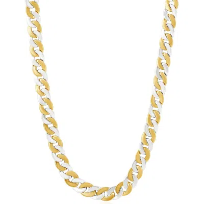 Pompeii3 Mens Cuban 14k Gold (72gram) Or Platinum (115gram) 7.5mm Link Chain Necklace 22" In Multi