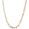 Pompeii3 Mens Marine 14k Gold (146gram) Or Platinum (274gram) 6mm Link Chain Necklace 24" In Silver