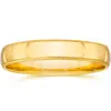 Pompeii3 Milgrain Edge Wedding Band 14k Yellow Gold Size Selectable In Multi