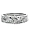 Pompeii3 Platinum 1/3ct Si Diamond Engagement Ring Setting Set In Silver
