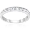 Pompeii3 Platinum 1ct Channel Set Diamond Wedding Ring Lab Grown In Multi