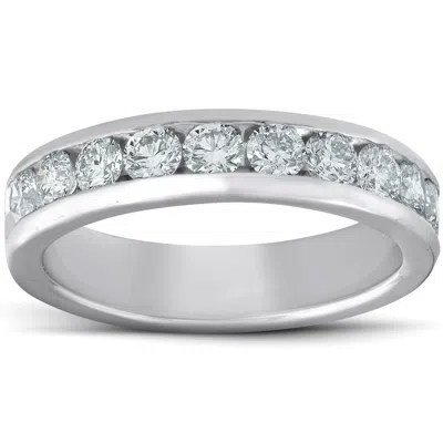 Pompeii3 Platinum 1ct Channel Set Diamond Wedding Ring In Multi
