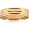Pompeii3 Polished Wedding Ring 10k Yellow Gold Size Selectable In Multi