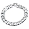Pompeii3 Solid 107.1gram Platinum 11.5mm Heavy Franco Link Lobster Clasp Bracelet 8.5" In Multi