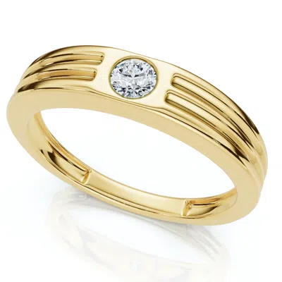 Pompeii3 Stackable Diamond Anniversary Wedding Ring 14k Gold Or Platinum Lab Grown In Multi