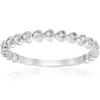 Pompeii3 Stackable Diamond Wedding Ring 14k White Gold In Multi