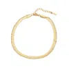 Pompeii3 Stefanie Anklet 18k Gold Plated 9.25" With 1.5" Extender In Gold