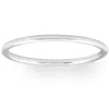 Pompeii3 Thin Wire Round Dome 10k Gold High Polished Wedding Band Stackable Ring In Multi