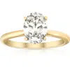Pompeii3 Vs 1 3/4ct Solitaire Oval Diamond 14k Yellow Gold Engagement Ring Lab Grown In Multi