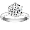 Pompeii3 Vs 2 1/2ct Lab Grown Diamond 6-prong Solitaire Engagement Ring 14k White Gold In Multi