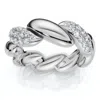 Pompeii3 Women's Stackable Diamond Rope Anniversary Ring 14k Gold Or Platinum Lab Grown In Silver