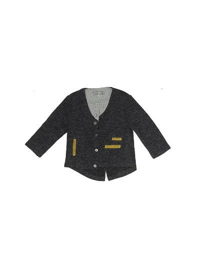 Pre-owned Pompomme Kids' Blazer Jacket In Gray
