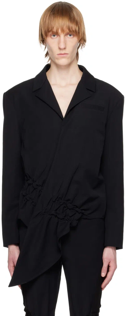 Ponder.er Black Drip Spiral Blazer