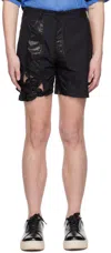 Ponder.er Black Perry Shorts In Black