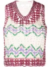 Ponder.er Cut-out Crew-neck Tank Top