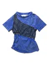 Ponder.er Gathered T-shirt In Blue