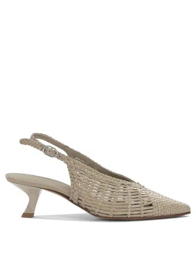 Pons Quintana Heeled Shoes In Neutral