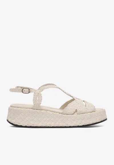 Pons Quintana Leather Braided Sandals