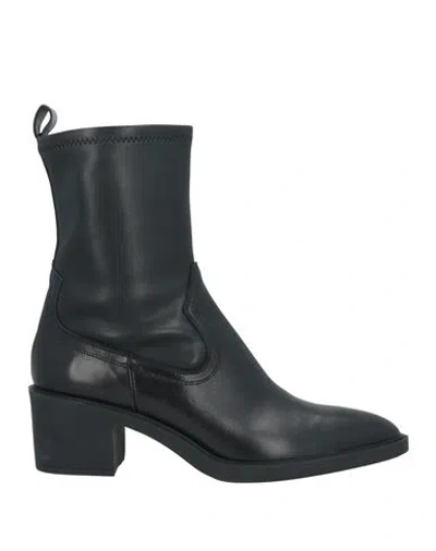 Pons Quintana Woman Ankle Boots Black Size 7 Calfskin