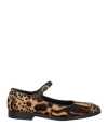 Pons Quintana Woman Ballet Flats Sand Size 8 Leather