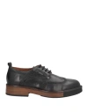 Pons Quintana Woman Lace-up Shoes Black Size 8 Cowhide