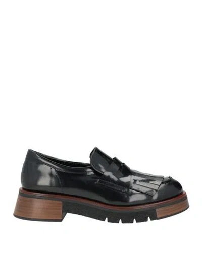 Pons Quintana Woman Loafers Black Size 10 Leather