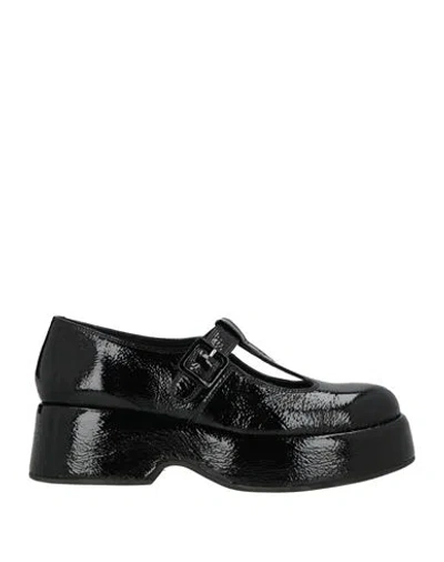 Pons Quintana Woman Loafers Black Size 11 Leather