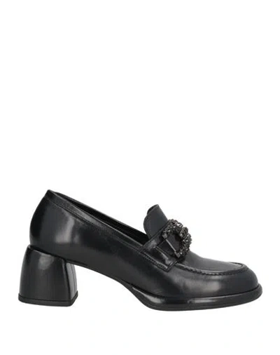 Pons Quintana Woman Loafers Black Size 8 Leather