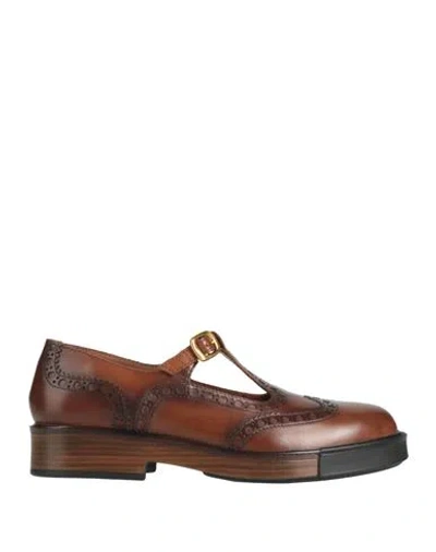 Pons Quintana Woman Loafers Brown Size 8 Cowhide