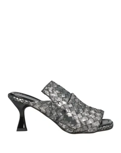 Pons Quintana Woman Sandals Black Size 8 Leather