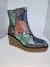 Pons Quintana Women's Claudia Python Platform Ankle Boots In Multi-color In Multi