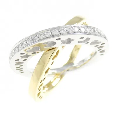 Pre-owned Ponte Vecchio Gold (18k) Yellow Gold (18k) Band Ring ()