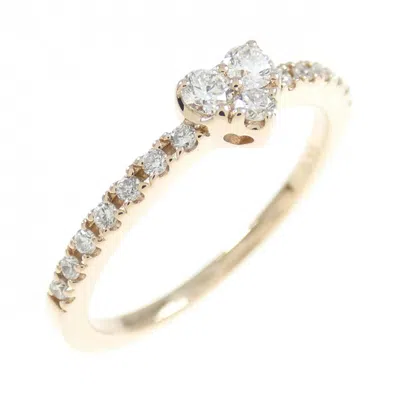 Pre-owned Ponte Vecchio Pink Gold (18k) Band Ring ()